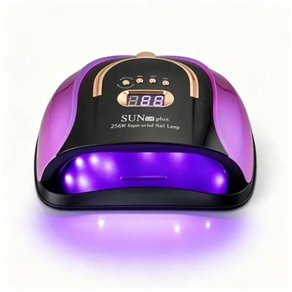 2026 Dauhor UV Nail Lamp, 256W Power with 4 Timers Smart Sensor 30 LED Beads, Removable Magnetic Base Ambient light curing gel nail polish, mirrored base, nail art tools and accessories for salons. DIY Manicure Available