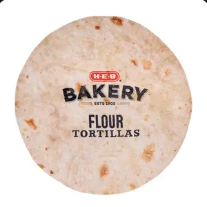 H-E-B Bakery Flour Tortilla Round Throw Blanket - Soft and Cozy