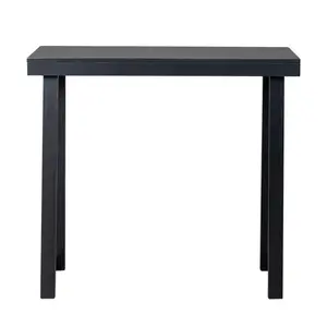 35.8 Inch Solid Wood Console Table for Entryway, Sofa Table Narrow Entryway Table for Hallway, Behind The Couch, Living Room, Foyer, Black
