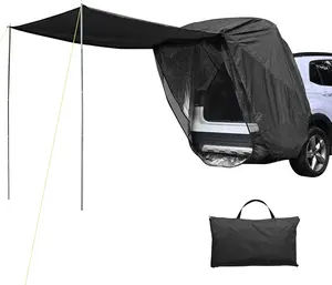 SUV Tailgate Tent - Camping Shade Awning for Outdoor Car Canopy, Sun Shade, and Hatchback Shelter
