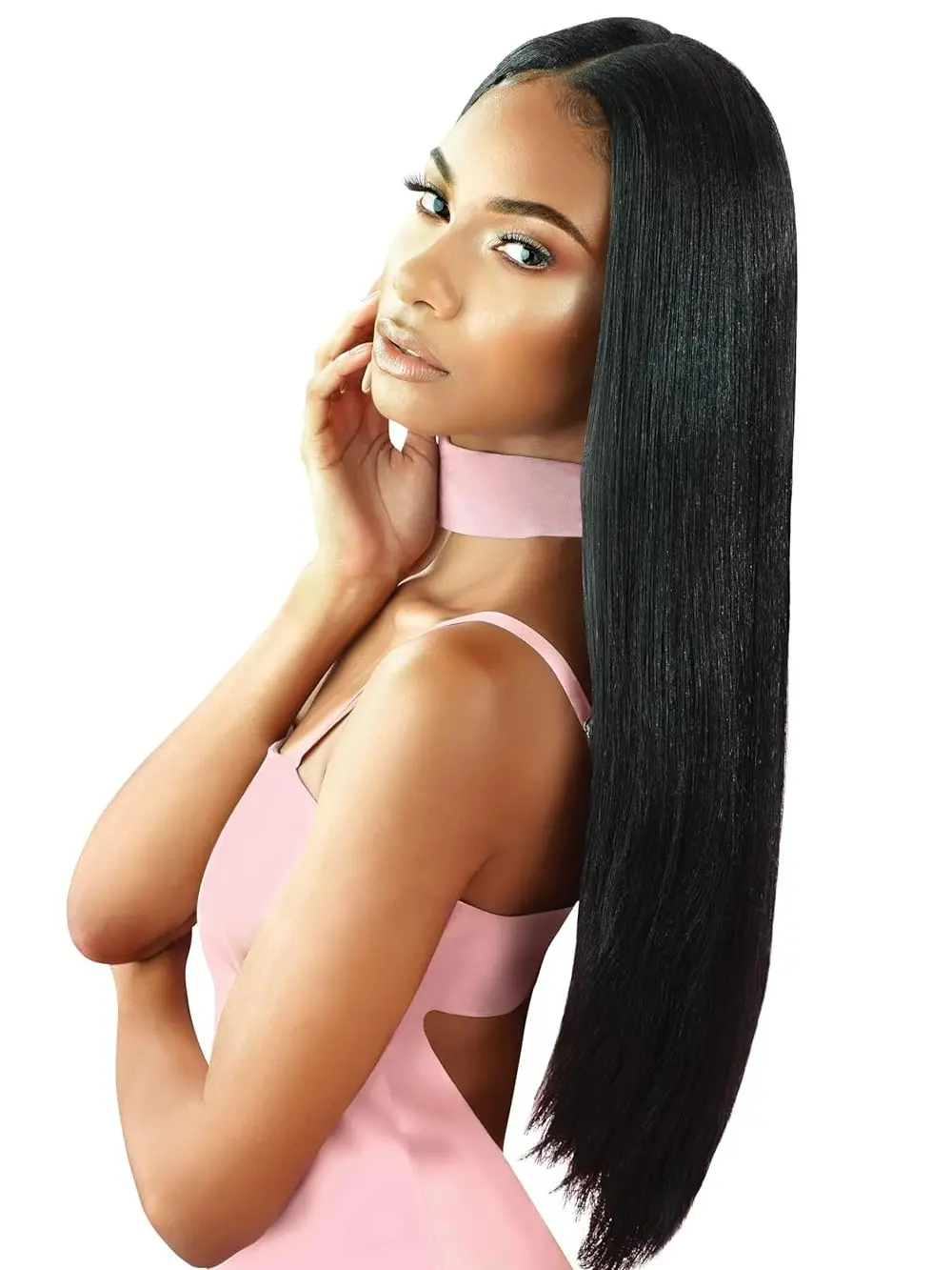 Outre Velvet Lush 100% Remy Human Hair Weave - FULLER END STRAIGHT, 1B
