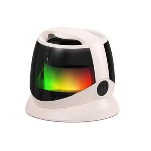 Mini Portable Bluetooth Speaker, Magnetic Wireless Speaker with LED Light, TWS Stereo Sync, Marquee, Phone Stand Gaming Speaker, Rechargeable, for Home, Outdoor, Party, Beach, Truck, Refrigerator, Bicycle, Kitchen, Warehouse, Christmas Gifts