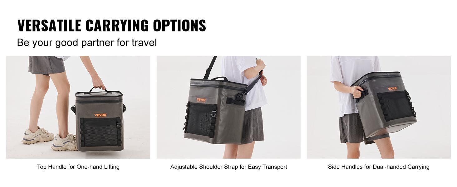 VEVOR Soft Lunchbox Cooler Bag, TikTokShopBlackFriday, Max 30 Cans Soft Sided Cooler Bag Leakproof with Zipper, Waterproof Soft Cooler Insulated Bag, Lightweight & Portable Collapsible Cooler for Beach, Hiking, Picnic, Camping, Travel VEVOR Soft Lunchbox Cooler Bag, TikTokShopBlackFriday, Max 30 Cans Soft Sided Cooler Bag Leakproof with Zipper, Waterproof Soft Cooler Insulated Bag, Lightweight & Portable Collapsible Cooler for Beach, Hiking, Picnic, Camping, Travel