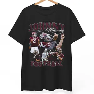 Vintage 90s Style Johnny Manziel T-shirt, Johnny Manziel Tee Retro Johnny Manziel Shirt, Football Shirt, Unisex Graphic Tee, Menswear, Womenswear