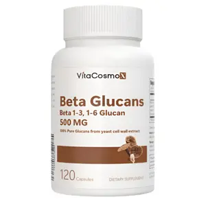 VitaCosmoX Beta Glucan 1,3/1,6 500 mg | 120 Vegan Capsules