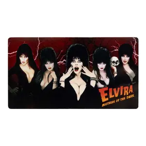 Elvira Collage Red Large Rectangle Magnet