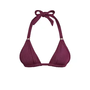 Morocco Top - Eggplant Wide Rib