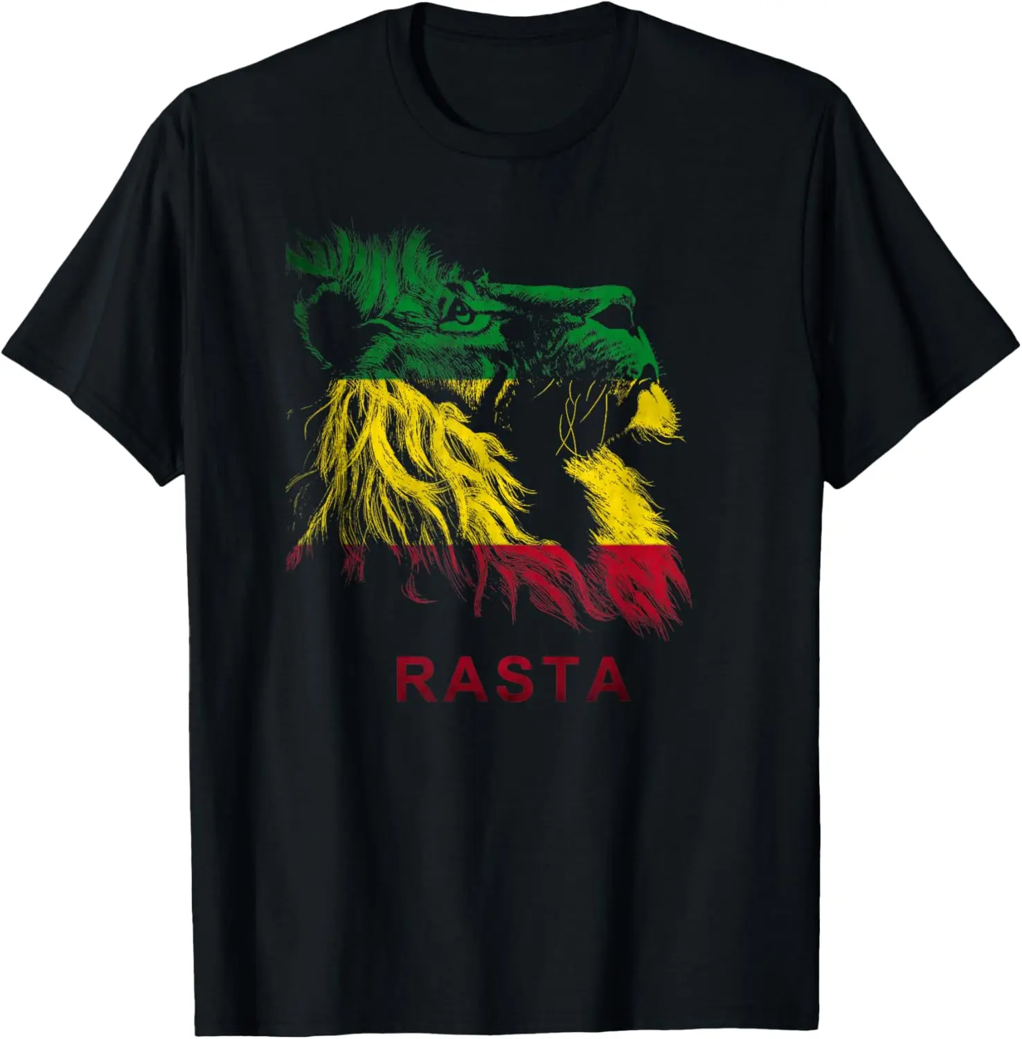100% Cotton Rasta Lion Rastafari Jamaica Relax Chill T-Shirt