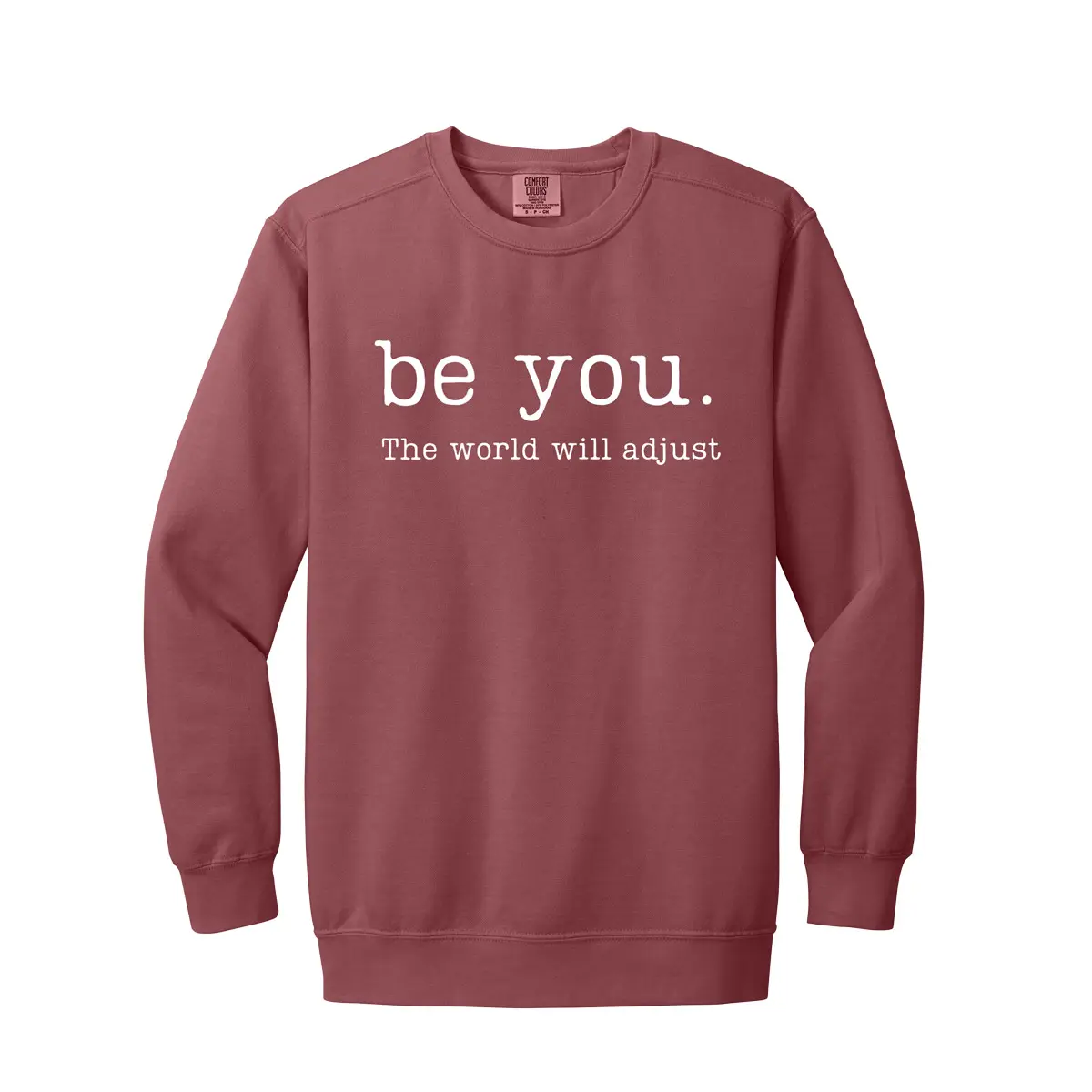 Be You Ring Spun Crewneck Sweatshirt - Soft Ring Spun Material, Classortable Everyday Wear, Easy Care