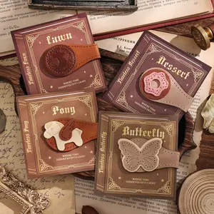 1pc Leather Magnetic Bookmark Adorable Kawaii Animal Design With Secure Magnetic Closure Leather Rope Unique Book Page Marker For Readers Students Writers Christmas Birthday Gifts For Her Him Book Accessories