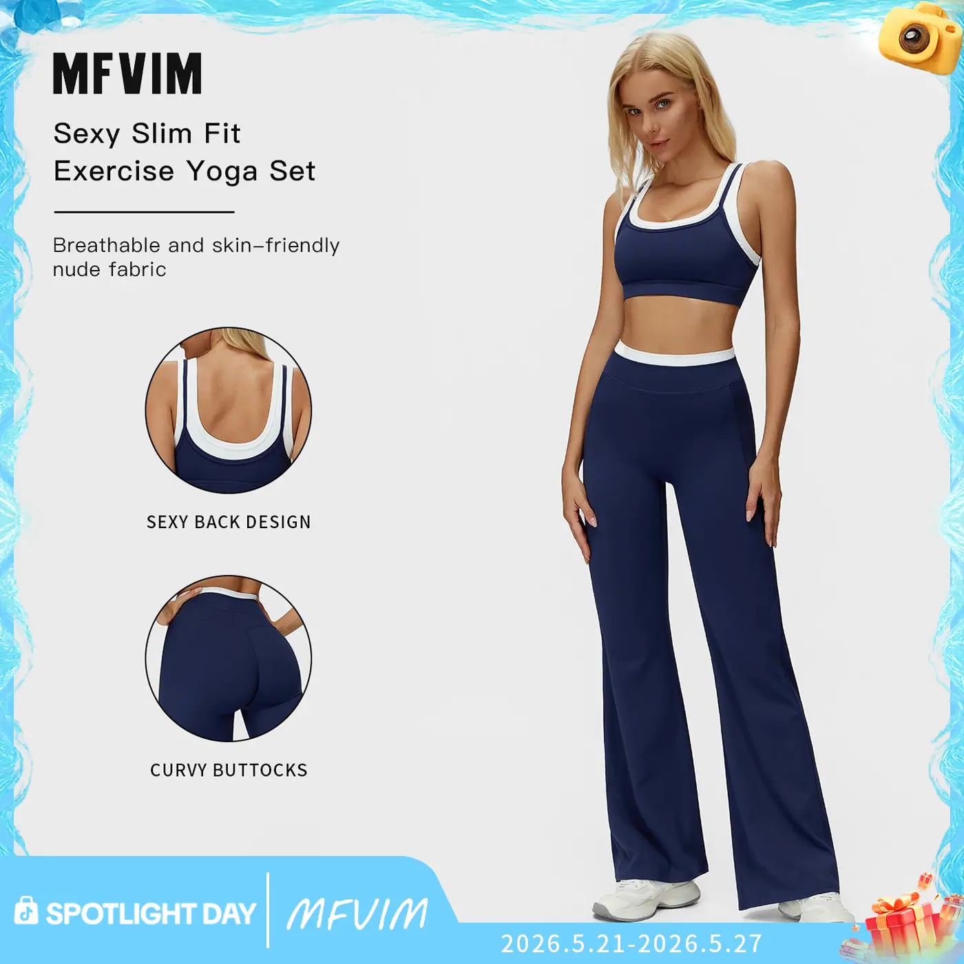 MFVIM Women's Slim-Fit Athletic Trousers, Figure-Flattering Athleisure Gym Sportswear Bottoms, Outdoor Sport Ready, Run‑Ready Fit