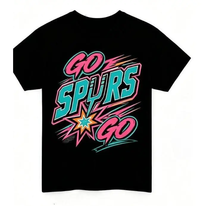 Summer Aesthetic Tee Viral Trending 100% Cotton [Up to 50% off]  Spurs Fever Basketball T-shirt, Spurs Fever Fan T-shirt, Game Day Atmosphere