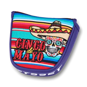 Odyssey Golf Cinco De Mayo Mallet Headcover in Purple Odyssey Golf Cinco De Mayo Mallet Headcover in Purple