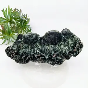 Seraphinite Slab 5.75 Dark Green Spiritual Crystal