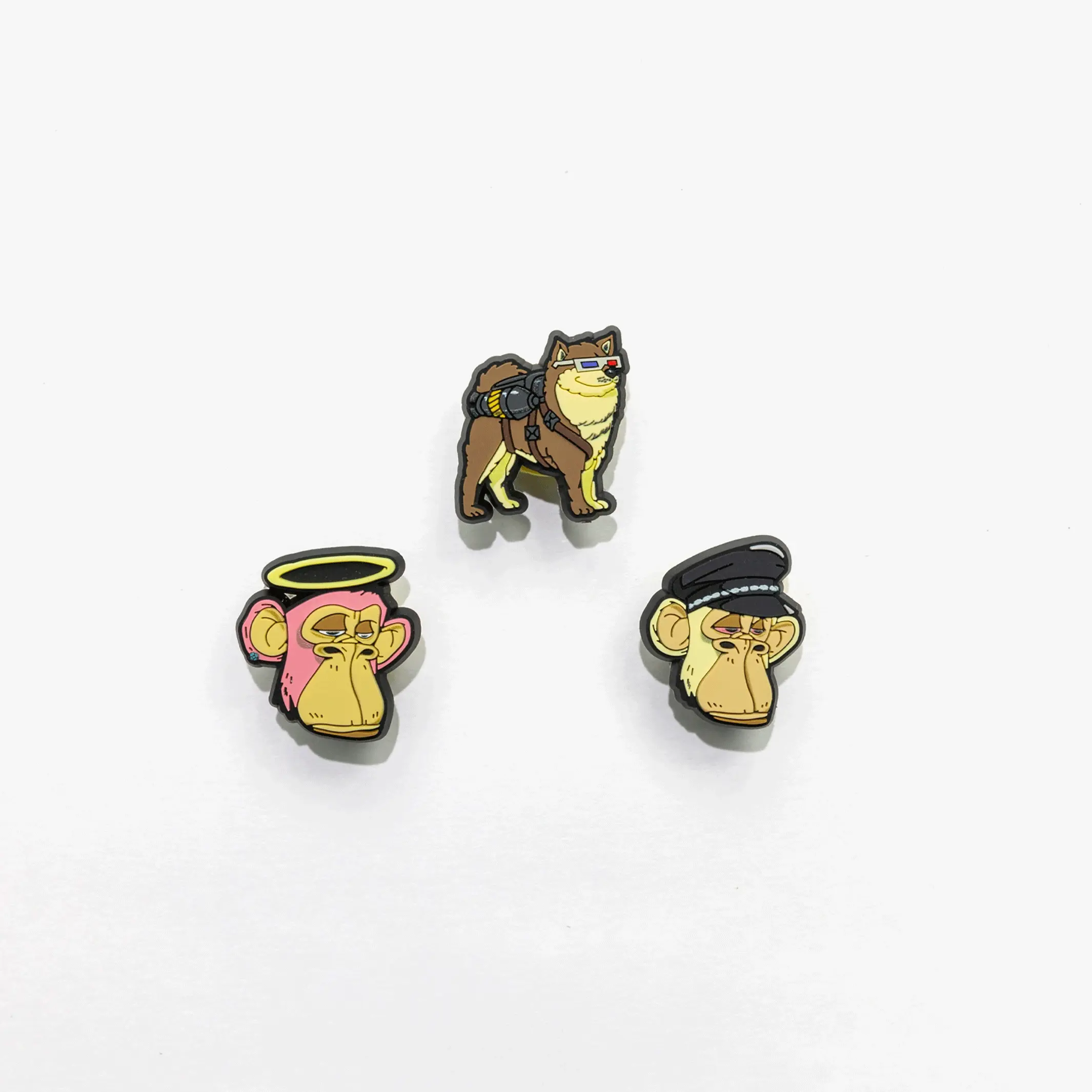 Joybees Bored Popinz 3 Pack Shoe Charms