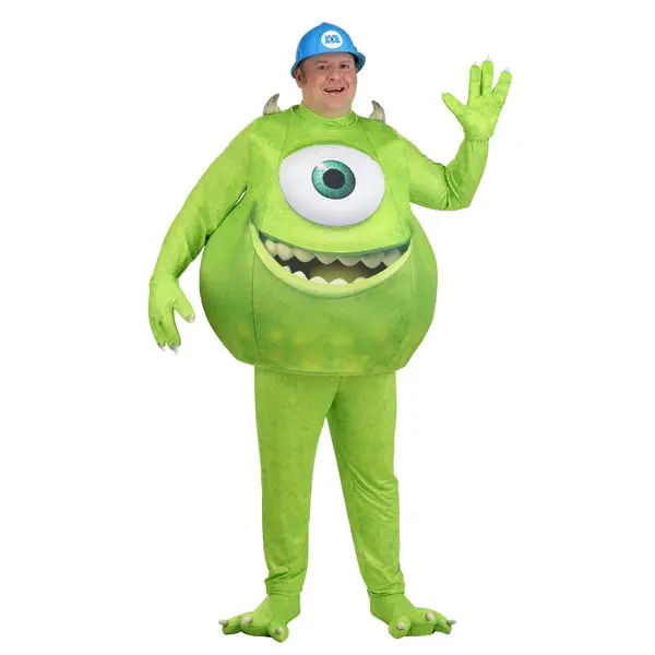 Plus Size Deluxe Pixar Mike Wasowski Costume for Men (© Disney) (© Disney/Pixar)