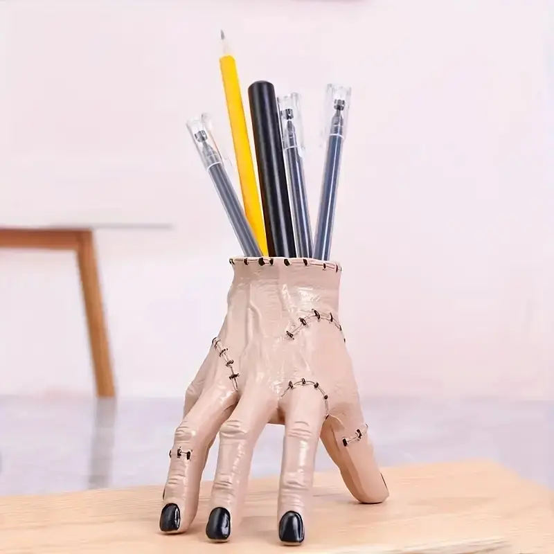 Creative Frankenstein Hand, Spooky Abs Resin Desk Organizer for Succulents & Small Plants, Perfect Halloween Decor Gift, Pencil Holder, Office Desk Accessories, Desk Supplies