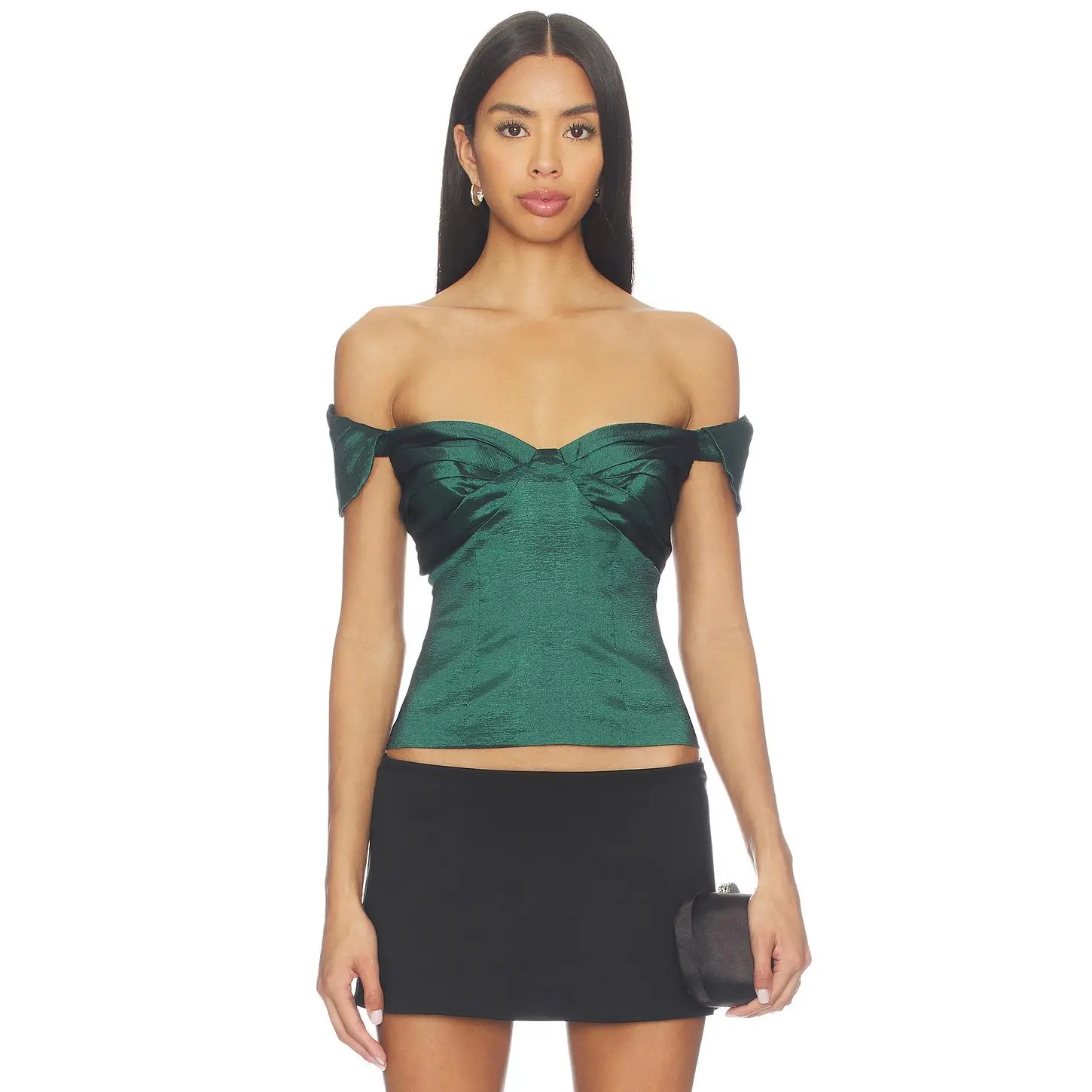 Lovers and Friends Colette Top in Emerald Green