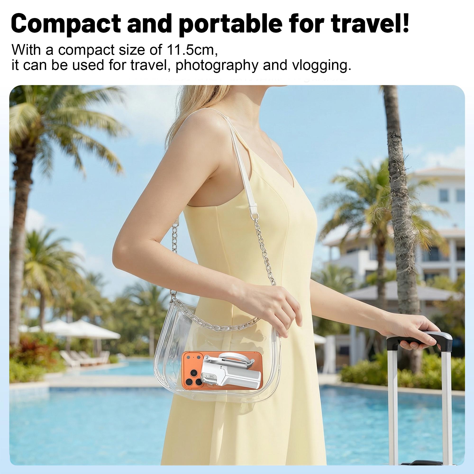 JOYYE Upgrated 6-in-1 Magnetic Selfie Stick Tripod with Remote Adjustable Zoom, Magnetic Phone Holder & Stabilizer, Extendable 180° Rotation, 3 Magnetic Rings, Compatible with Fill Light For Vlog Live Photo