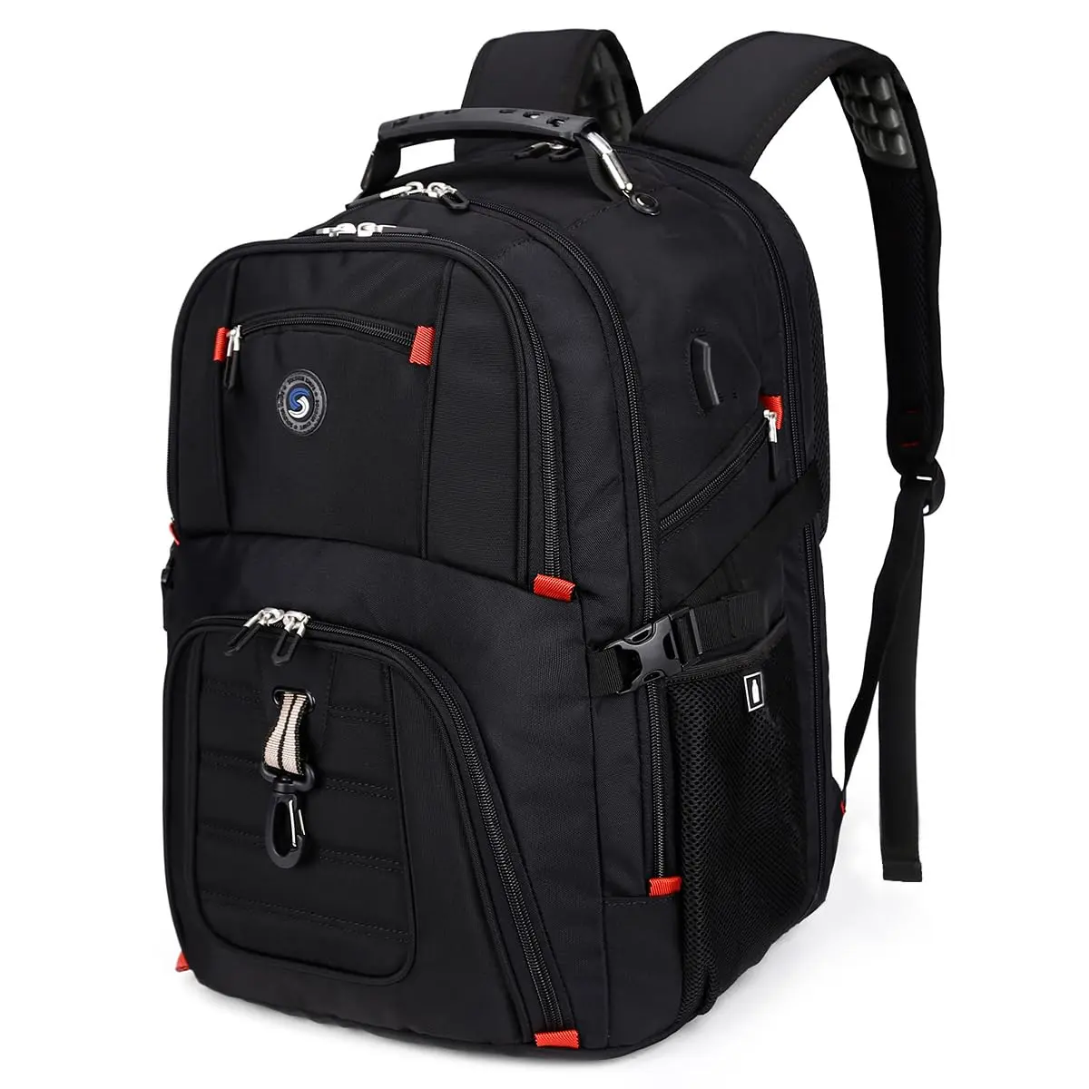 Extra Large 50L Travel Laptop Backpack with USB Charging Port  College Airline Approved Business Work Bag Fits 17 Inch Computer for Men Women