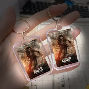 Kraven the Hunter Keychain - Premium Acrylic Design, Double-Sided High-Quality Print, Durable and Perfect for Superhero Fans and Collectors