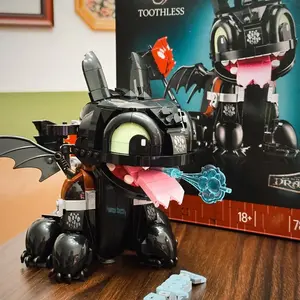 784pcs Dragon Trainer Building Blocks Compatible 10375, High-Quality Building Kit Toy Set for Kids Ages 3+, Perfect Gift Idea