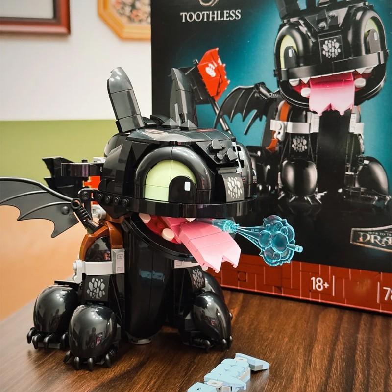 784pcs Dragon Trainer Building Blocks Compatible Lego Parts Size 10375, High-Quality Toy Set for Kids Ages 3+, Perfect Gift Idea