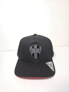Monterrey Novelty Cap, Black Snapback with logo Monterrey, Gorra de Monterrey de Novedad, Monterrey Hat
