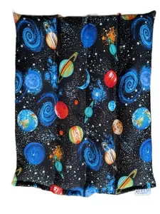Planets 4 Chamber Lumbar Back Hot Cold Herbal Pack Organic Flax Seed Heat Wrap Microwave Therapy All Natural Herbs for Lumbar Spine & Lower Back