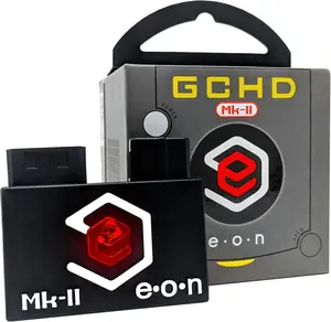 EON GCHD MK-II HD Adapter Plug and Play HDMI Converter Video Enhancer for Nintendo Gamecube Console - Black
