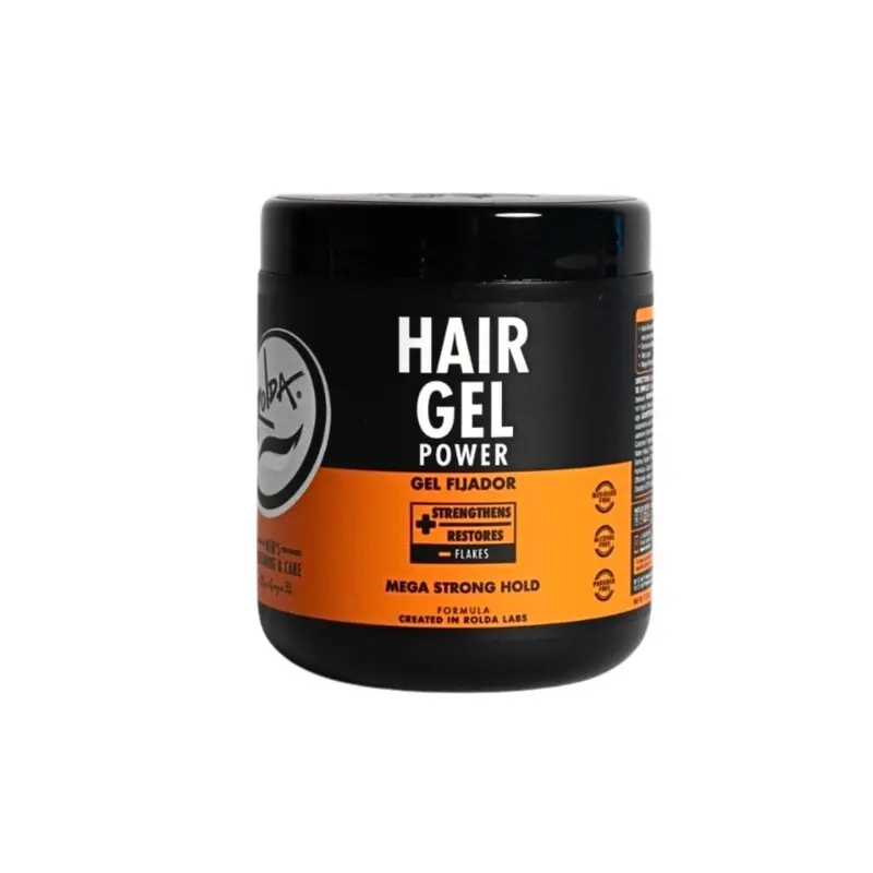 Rolda - Power Hair Styling Gel | Mega-Strong Hold, High Shine, Wet Look, Alcohol-free, Paraben-free, Flake-free, Haircare