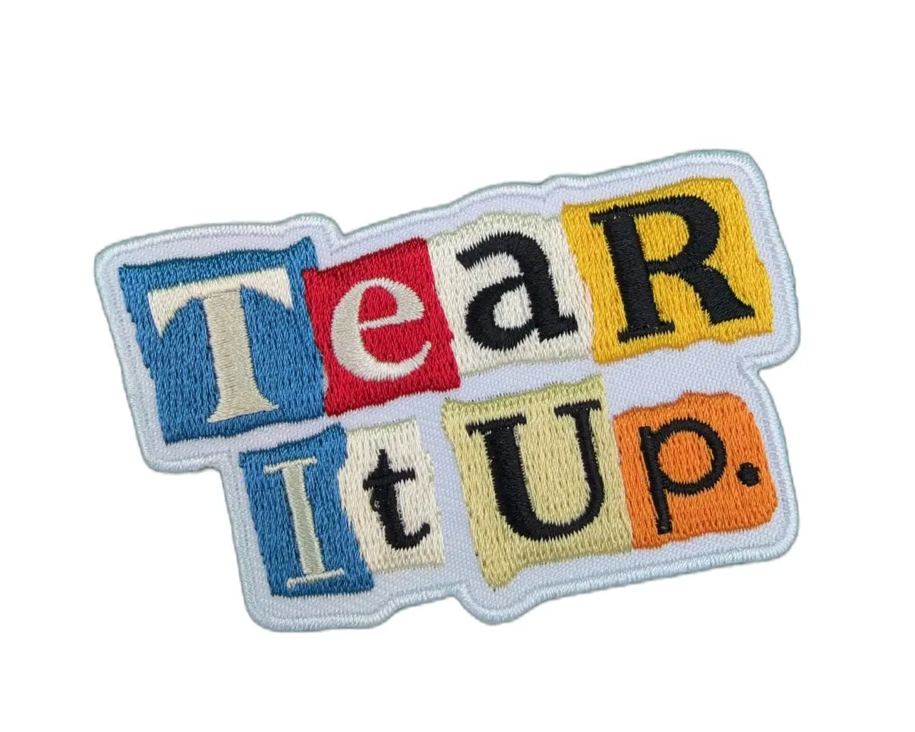 Tear It Up – Text Patch Sticker
