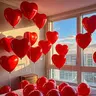 Heart-Shaped Decorating Latex Balloons, 30/100 Pieces, Valentine's Day, Anniversary, Wedding, Proposal Decoration, Birthday Party Supplies, Balloon Garland, Party Balloons Decorations