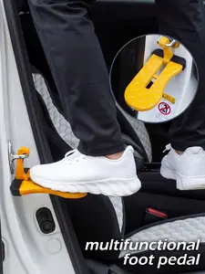 Car Door Hook-On Foot Pedal, Heavy Duty Roof Step Assist for Easy Rooftop Rack Access, Universal for SUVs Sedans Trucks