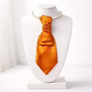Orange Rose Twisted Tie