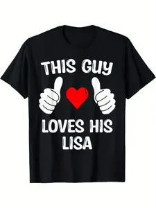 Humorous Couple Matching TShirt for Celebrating Love Perfect Gift for Spouses Casual Black Tee