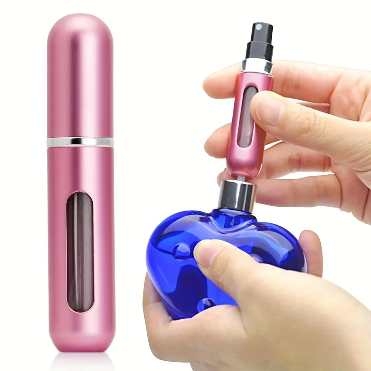 Perfume Dispenser, 1 Count Portable Lightweight Daily Durable Refillable Cosmetic Perfume Spray Bottle, Empty Perfume Dispenser Bottle, Cosmetics Makeup Tool, Makeup Accessories