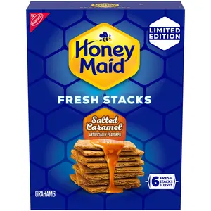 HONEY MAID Salted Caramel Graham Crackers, Limited Edition (6 Fresh Stacks)