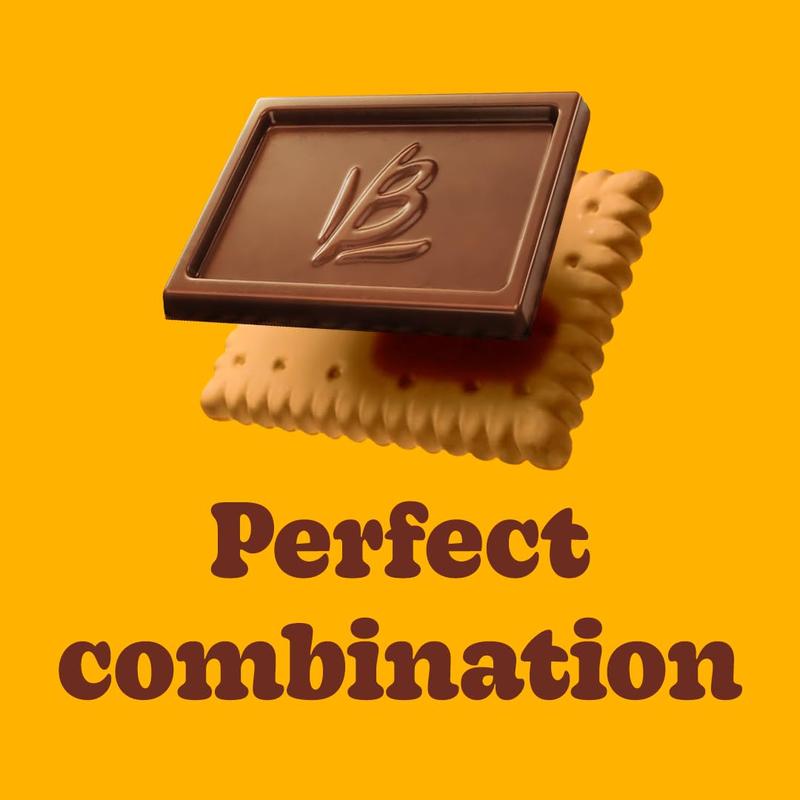 Choco Biscuit Cookies – Crispy Chocolate-Covered Biscuits, Individually Wrapped for Snacking, Dessert, and Lunch Boxes, 15.2 oz (Pack of 24)