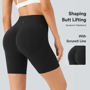 Halara UltraSculpt High Waisted Scrunch Butt Lifting Tummy Control Pocket Shaping Workout Biker Shorts 3"/5"/7"
