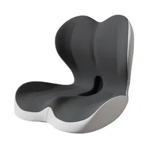 2026 Upgrade - Memory Foam Seat, Skin-Friendly Office Seat Cushion with Lumbar Pillow, Relieve Sciatica, Back, Coccyx, Pressure Sore and Tailbone, Wheelchair, Car, Best gift Home for Adult and Senior, Easy Remove Wash Back Support Cushion Non-Slip Comfy