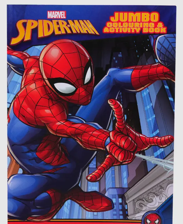 Spider-Man Coloring Book for Kids – 64-Page Activity Book with Coloring Pages