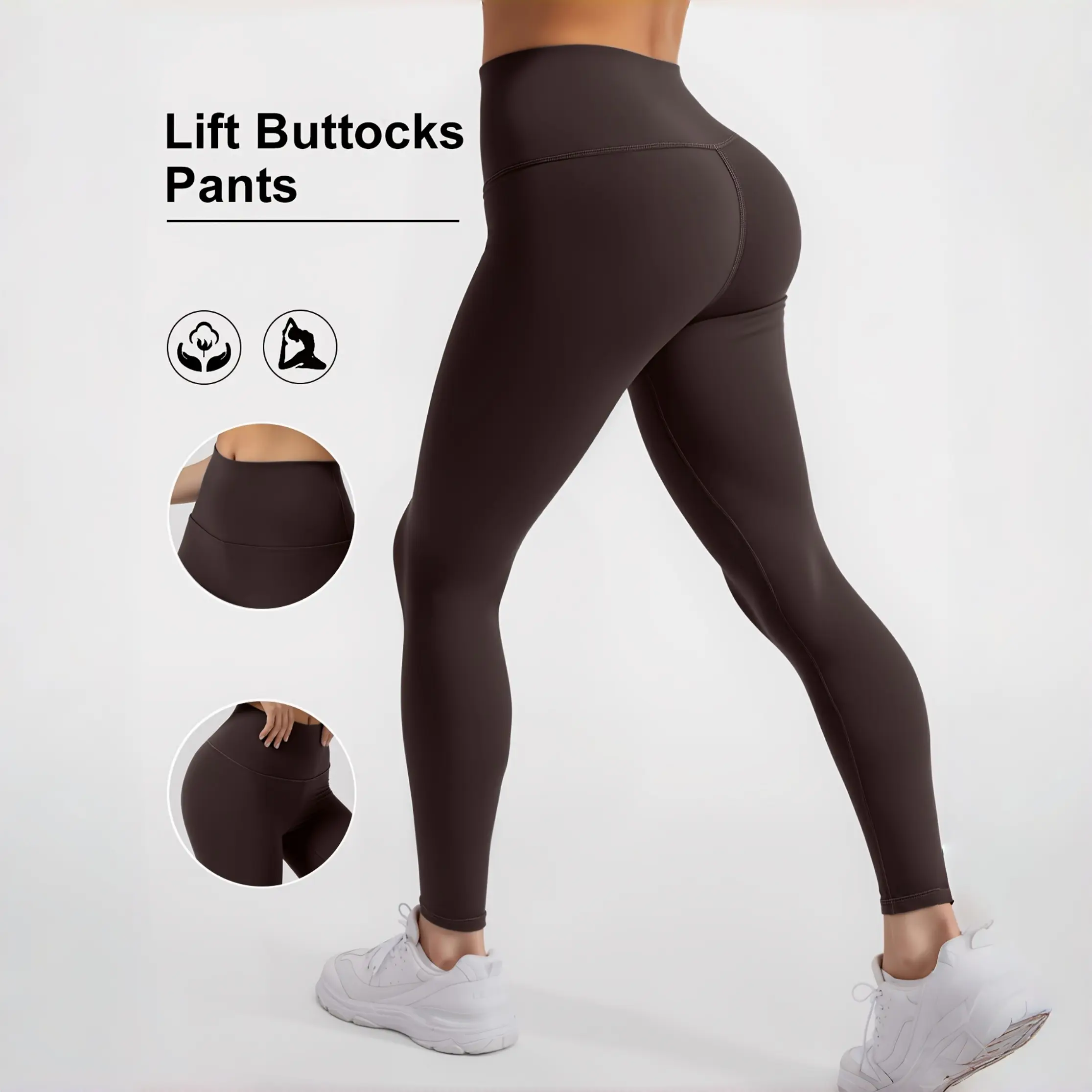 Women's High Waisted Buttery Soft Yoga Leggings - High Compression, Butt Lifting, Tummy Control Athleisure Pants for Fitness, Gym, Buttery Soft Leggings, High Compression Legging