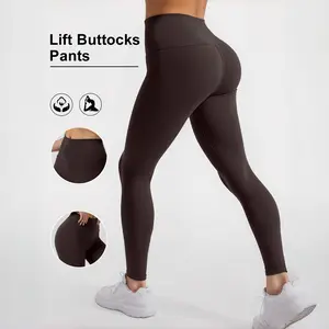 Women's High Waisted Yoga Leggings, Butt Lifting Tummy Control Workout Pants with Soft Fabric for Gym, Running