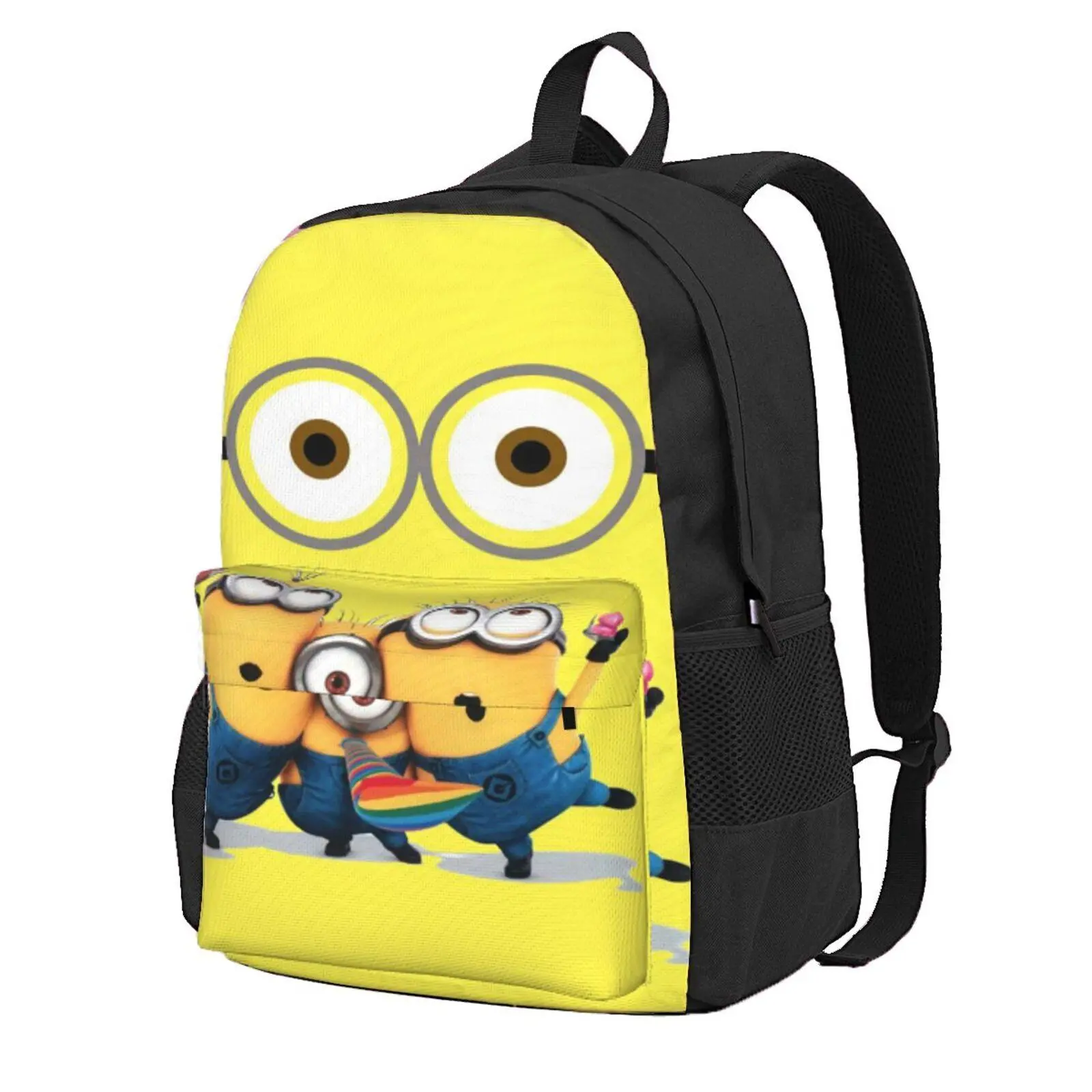 Minions Kids School Backpack Minion Lightweight Bookbag Minion toys Ideal Back to School Gift with Breathable Back Support for Ages