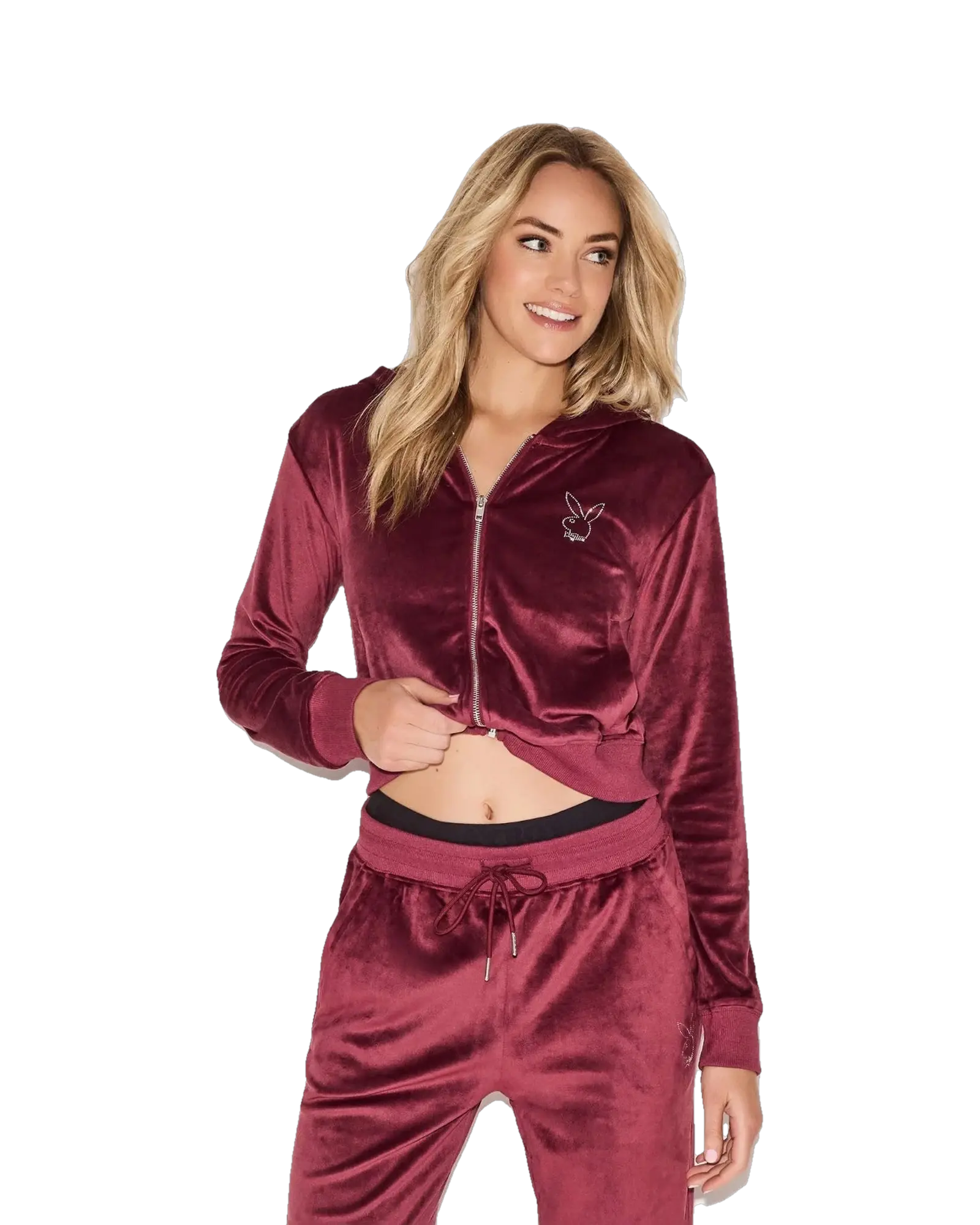 Playboy Women's Velour Jacket