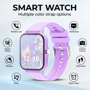 Smartwatch Support Wireless Call & Dial, HD Touchscreen Multifunctional Wearable Watch, Call Reminder & Reject, Message Alerts, Multiple Sports Modes, Outdoor Fitness Wrist Watch for Men Women