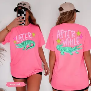 Later Gator Alligator Summer Comfort Colors Shirt  After A While Crocodile Summer Vacation Tee Tshirt  After While Summer Beach Shirt