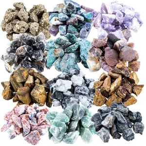 ASR Outdoor rough Gemstone 1lb Paydirt Bags Rock Collecting, Assorted Rocks