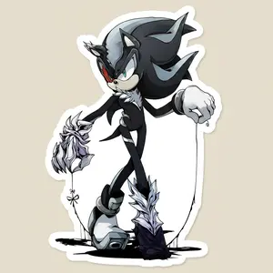 Shadow Flame Ultimate Transformation Dark Spine The Hedgehog Sticker